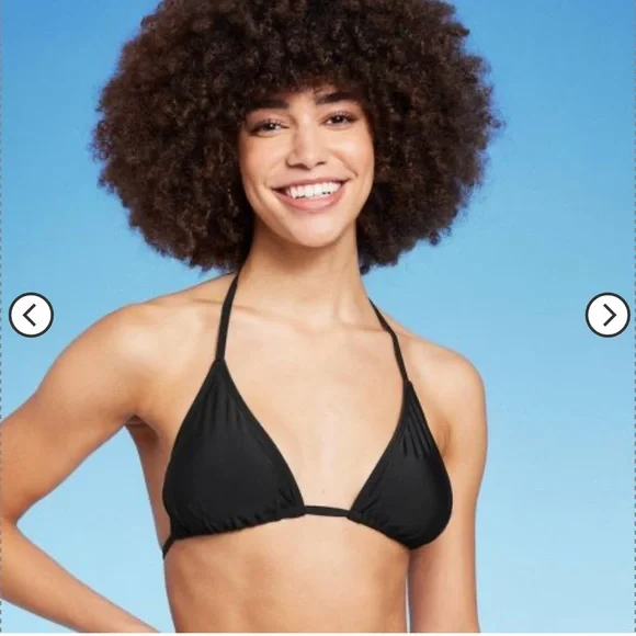 BLACK BIKINI TOP - NWOT - Picture 5 of 5